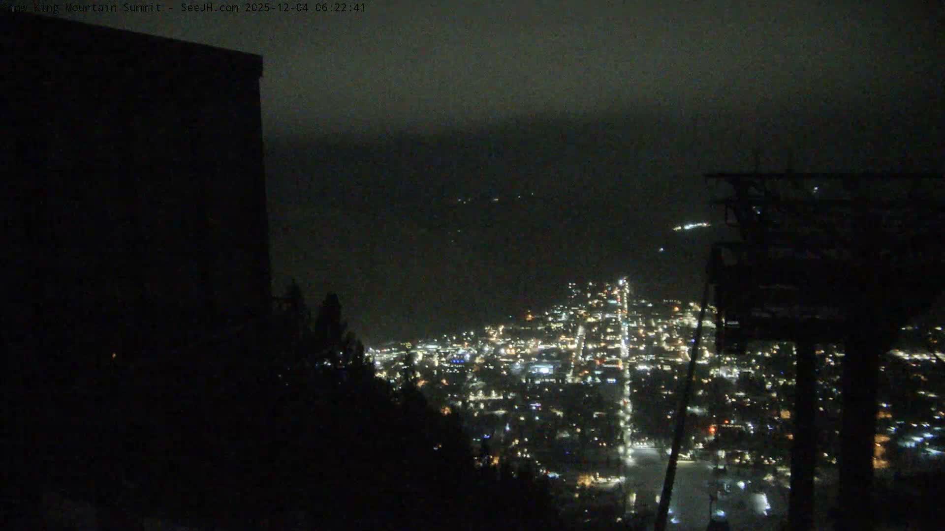 Jackson City Skyline from Snow King  Mountain Live Cam - Jackson, Teton, Wyoming, USA