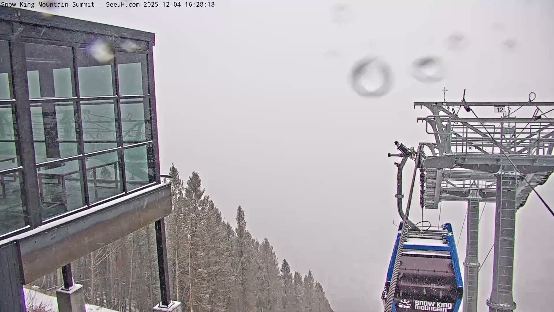 Jackson City Skyline from Snow King  Mountain Live Cam - Jackson, Teton, Wyoming, USA