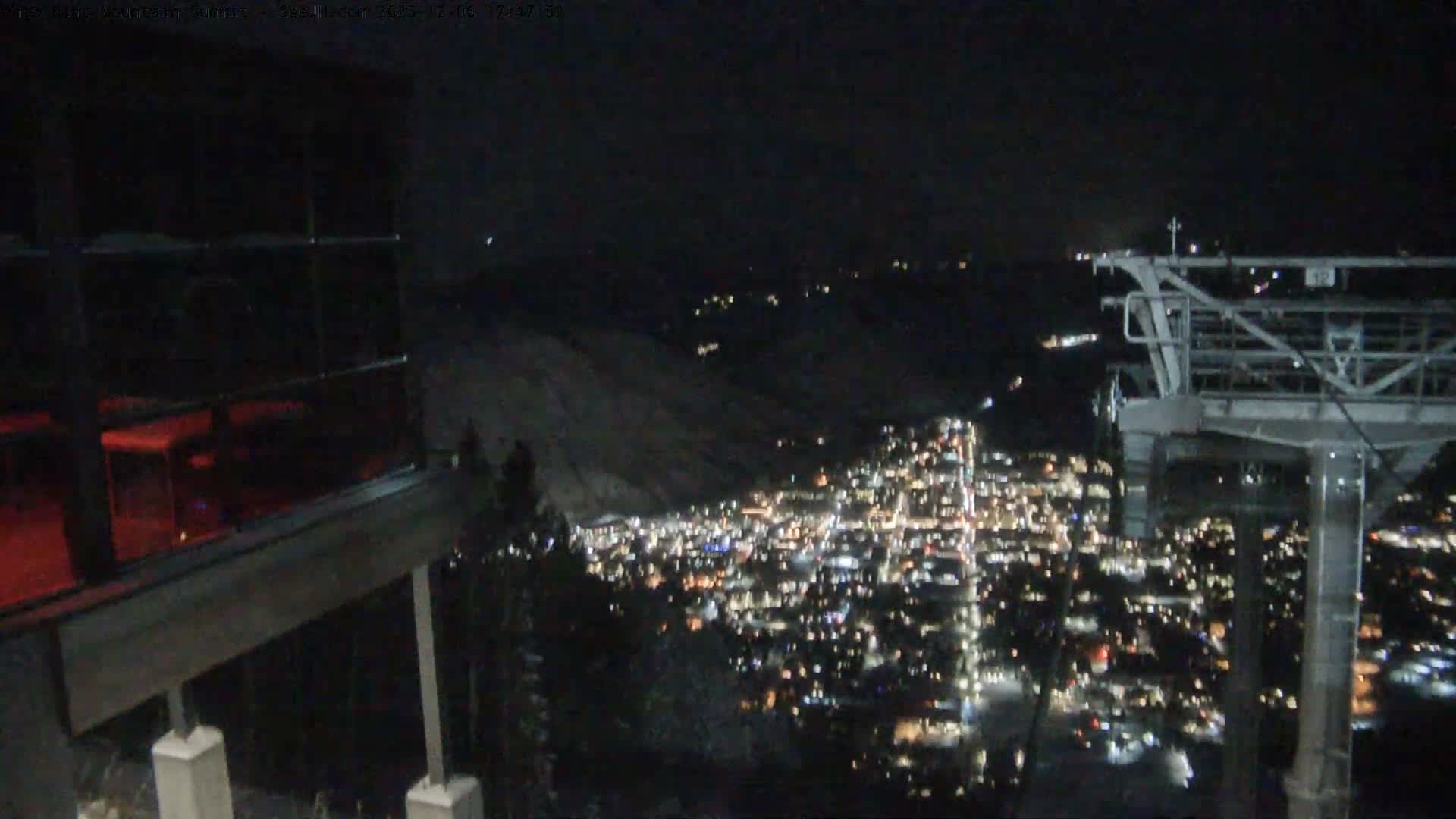 Jackson City Skyline from Snow King  Mountain Live Cam - Jackson, Teton, Wyoming, USA