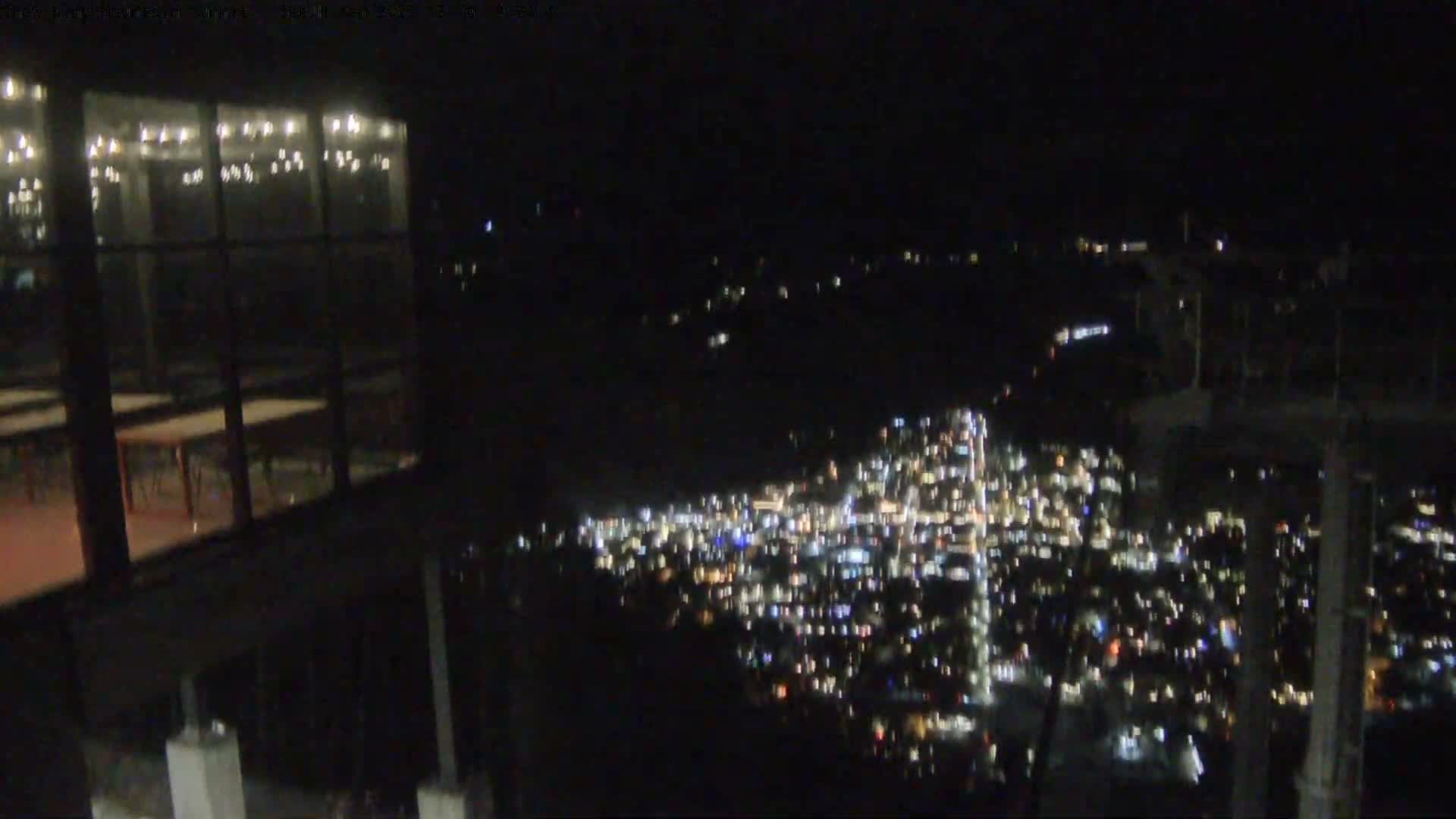 Jackson City Skyline from Snow King  Mountain Live Cam - Jackson, Teton, Wyoming, USA