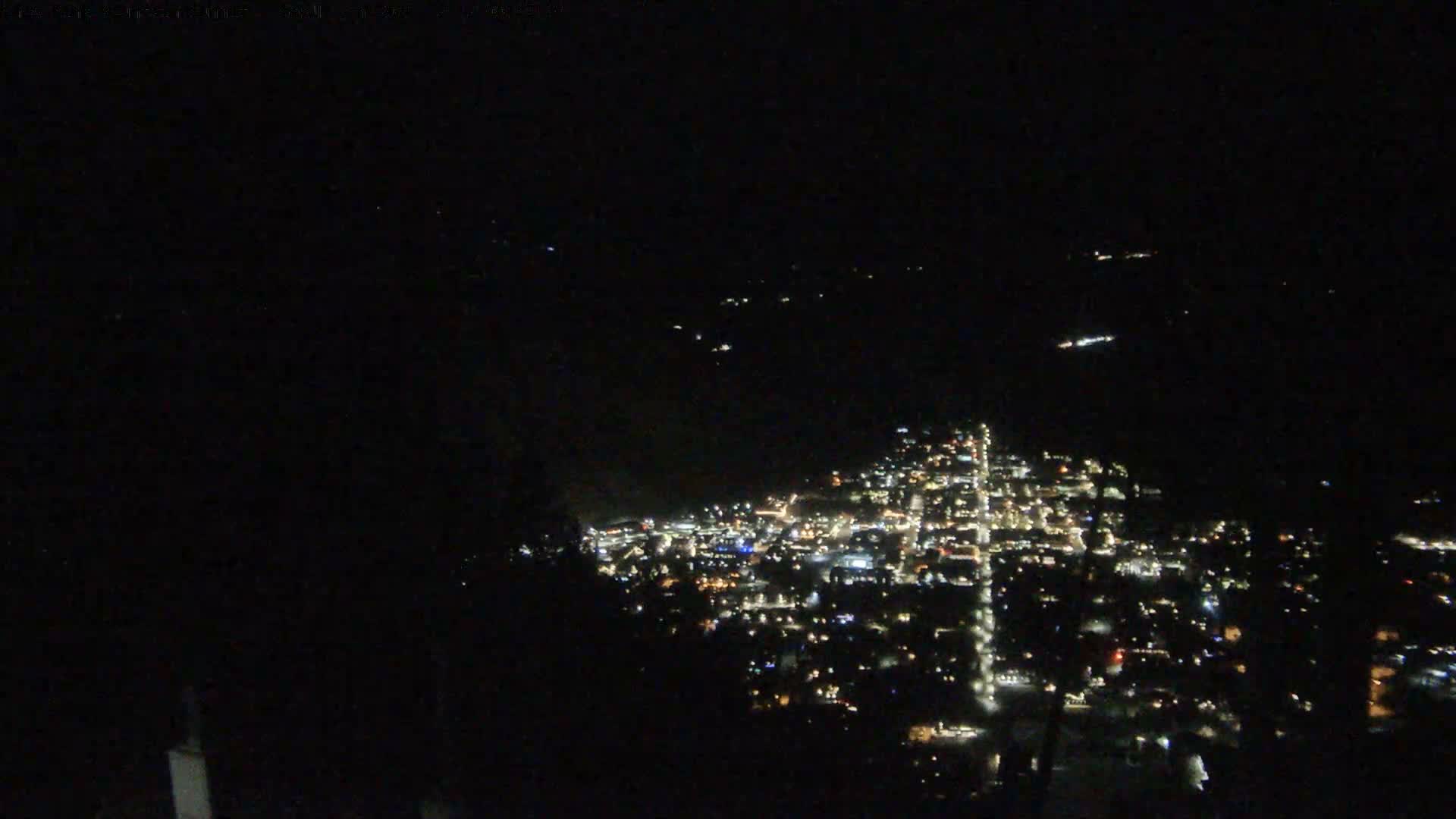 Jackson City Skyline from Snow King  Mountain Live Cam - Jackson, Teton, Wyoming, USA