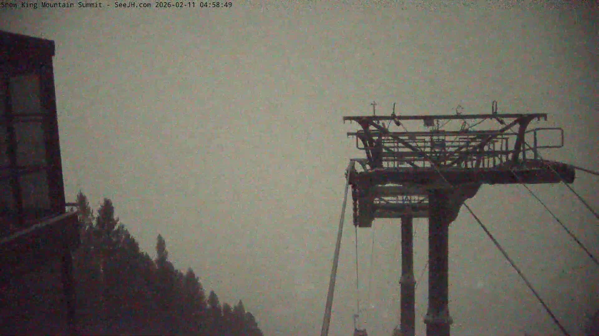 Jackson City Skyline from Snow King  Mountain Live Cam - Jackson, Teton, Wyoming, USA