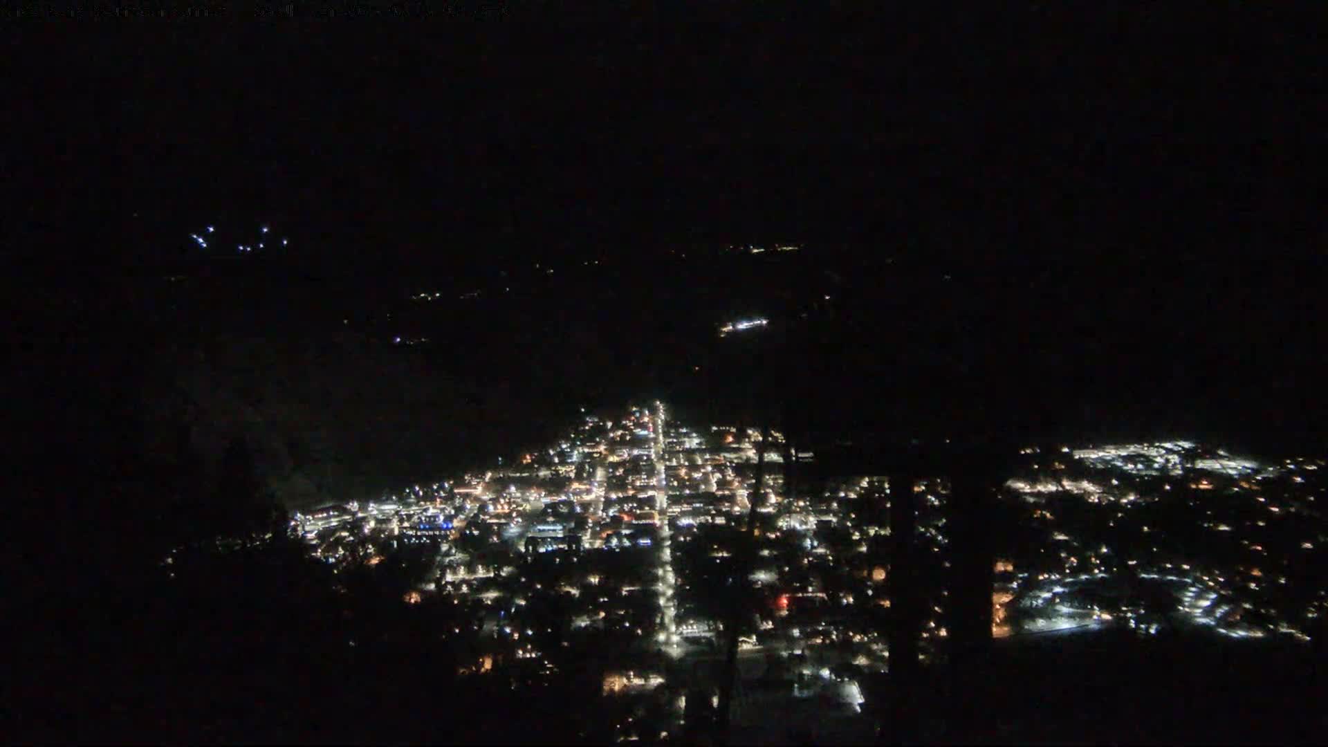 Jackson City Skyline from Snow King  Mountain Live Cam - Jackson, Teton, Wyoming, USA