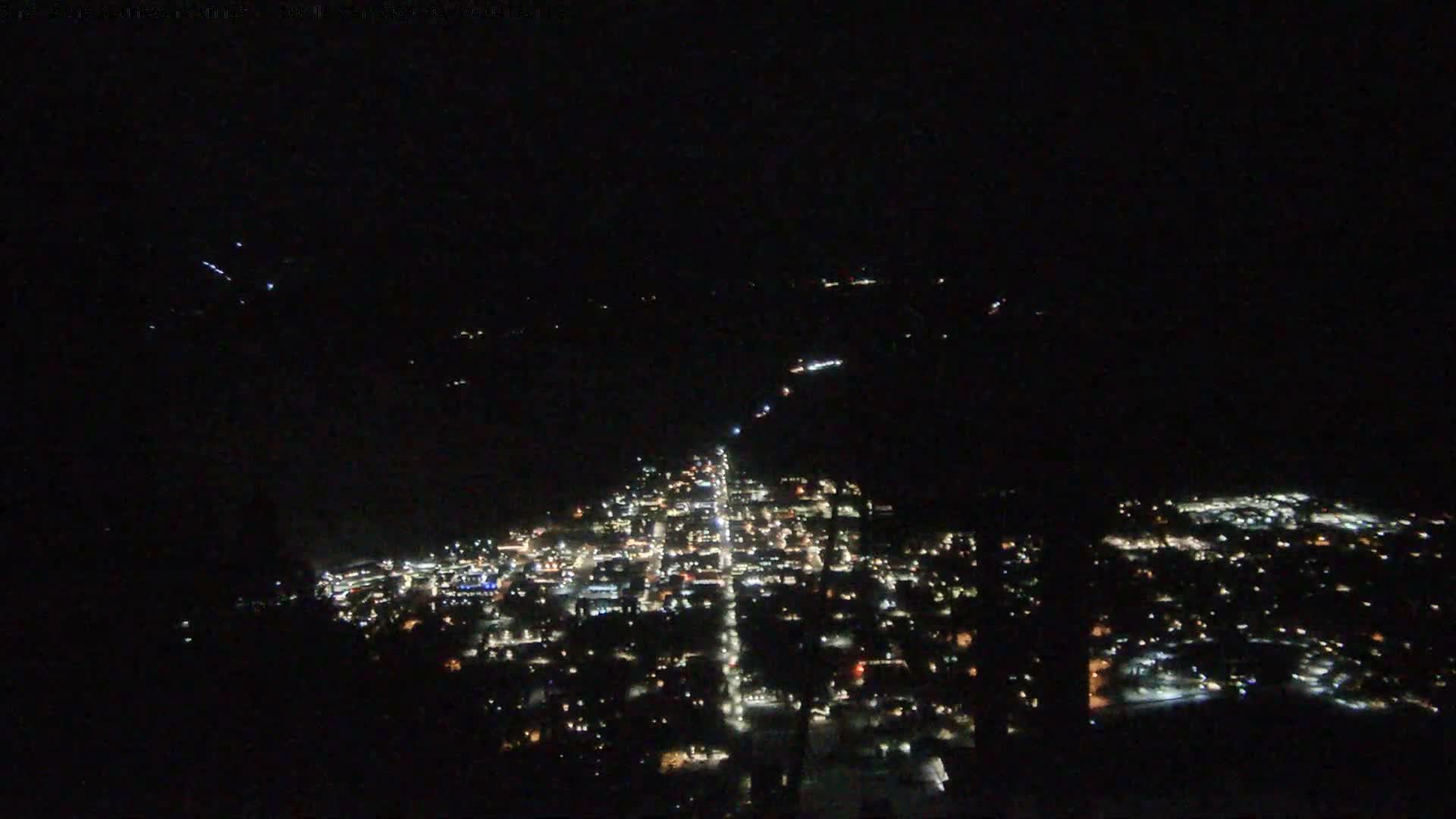 Jackson City Skyline from Snow King  Mountain Live Cam - Jackson, Teton, Wyoming, USA