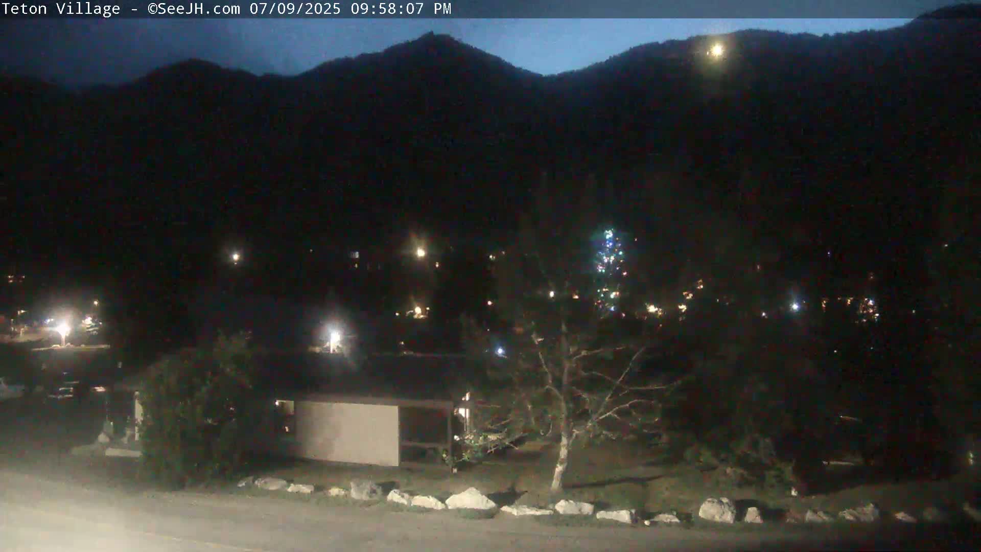 Teton Village & Grand Tetons Ski Slopes Live Cam - Teton Village , Teton, Wyoming, USA