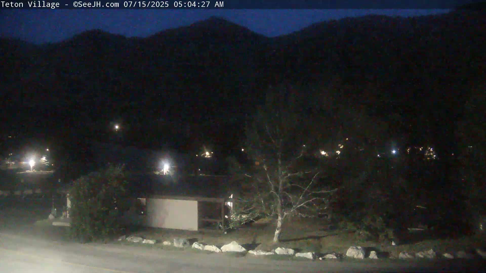 Teton Village & Grand Tetons Ski Slopes Live Cam - Teton Village , Teton, Wyoming, USA