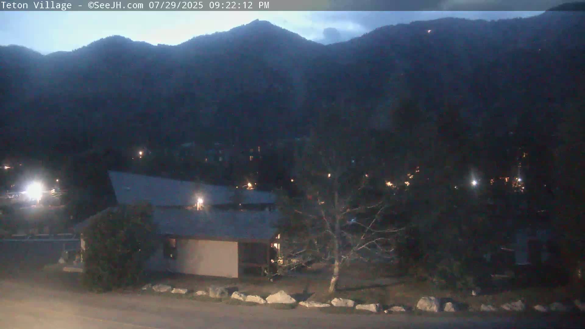 Teton Village & Grand Tetons Ski Slopes Live Cam - Teton Village , Teton, Wyoming, USA