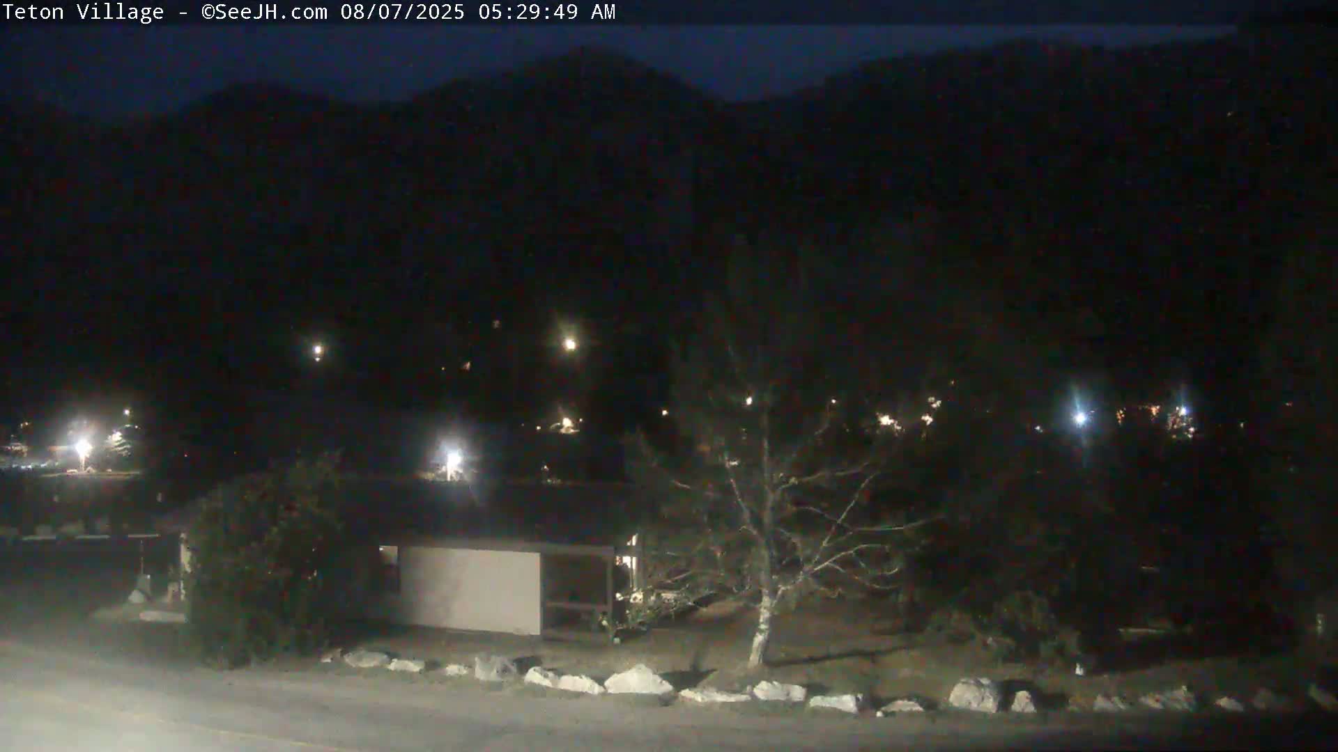 Teton Village & Grand Tetons Ski Slopes Live Cam - Teton Village , Teton, Wyoming, USA