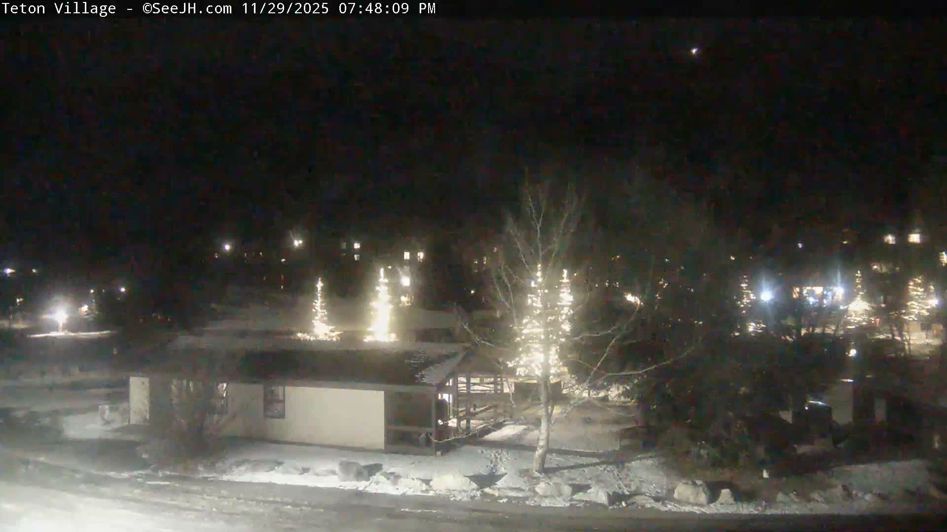 Teton Village & Grand Tetons Ski Slopes Live Cam - Teton Village , Teton, Wyoming, USA
