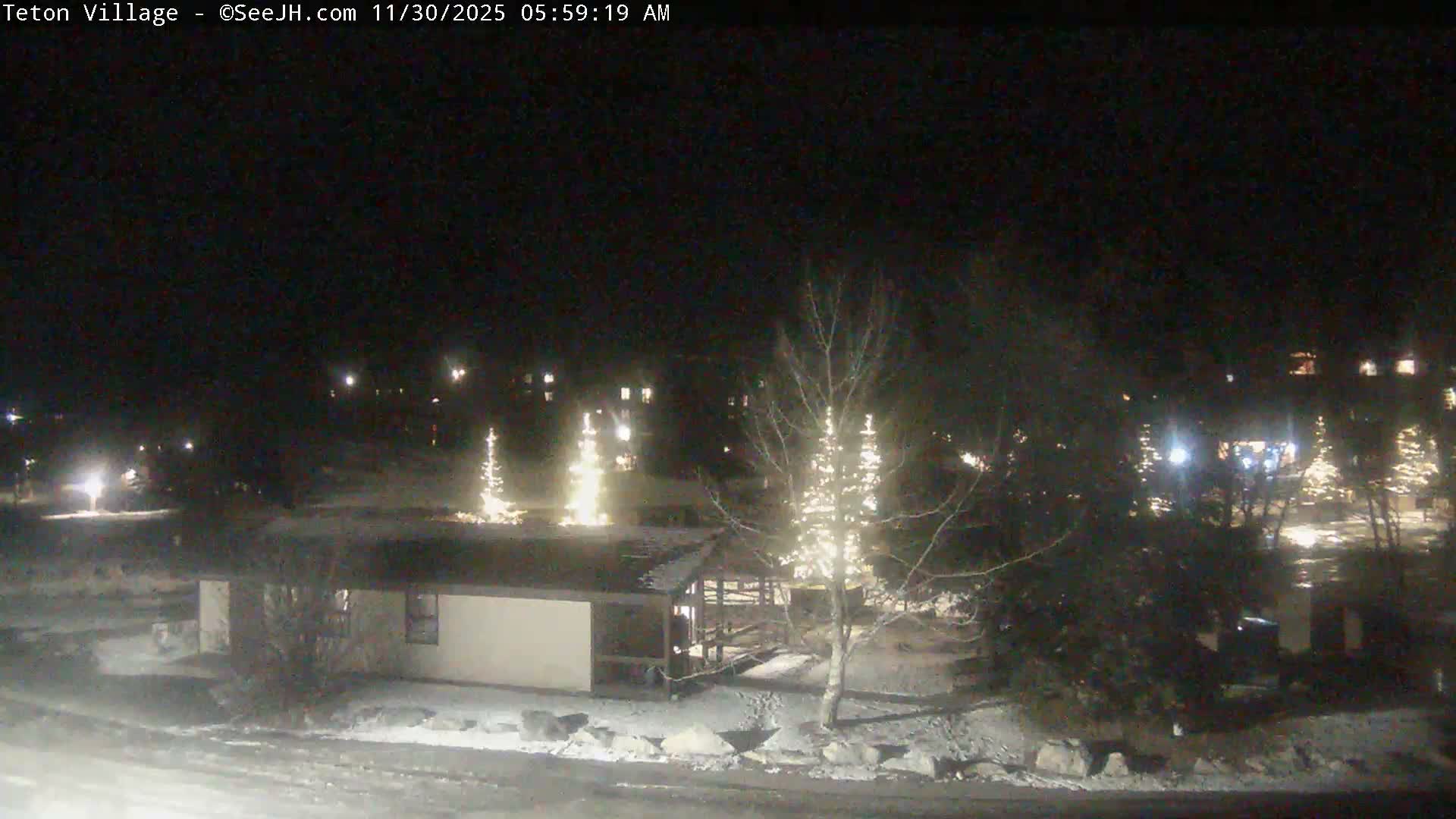 Teton Village & Grand Tetons Ski Slopes Live Cam - Teton Village , Teton, Wyoming, USA
