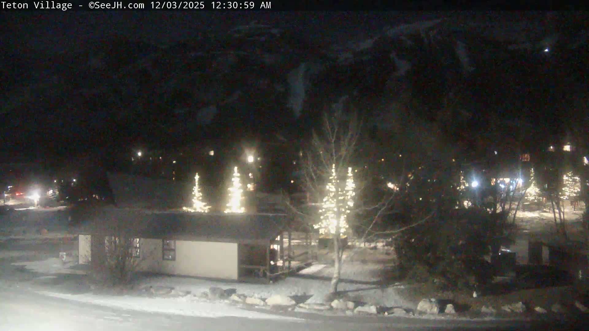 Teton Village & Grand Tetons Ski Slopes Live Cam - Teton Village , Teton, Wyoming, USA