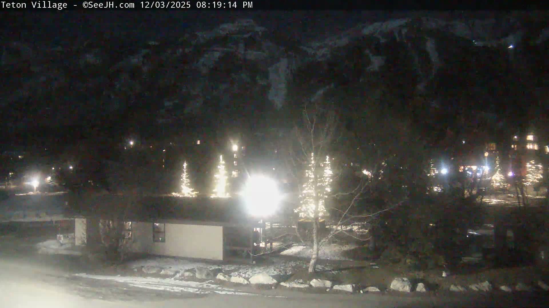Teton Village & Grand Tetons Ski Slopes Live Cam - Teton Village , Teton, Wyoming, USA