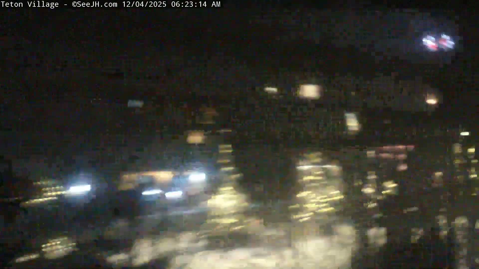 Teton Village & Grand Tetons Ski Slopes Live Cam - Teton Village , Teton, Wyoming, USA