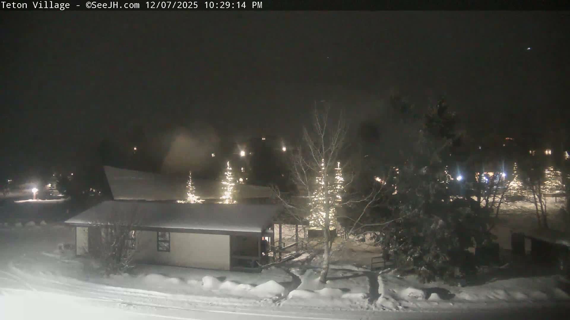 Teton Village & Grand Tetons Ski Slopes Live Cam - Teton Village , Teton, Wyoming, USA