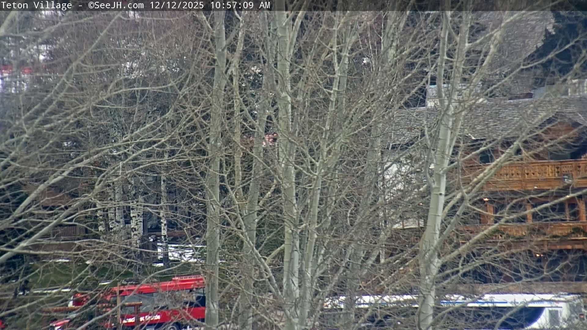 Teton Village & Grand Tetons Ski Slopes Live Cam - Teton Village , Teton, Wyoming, USA