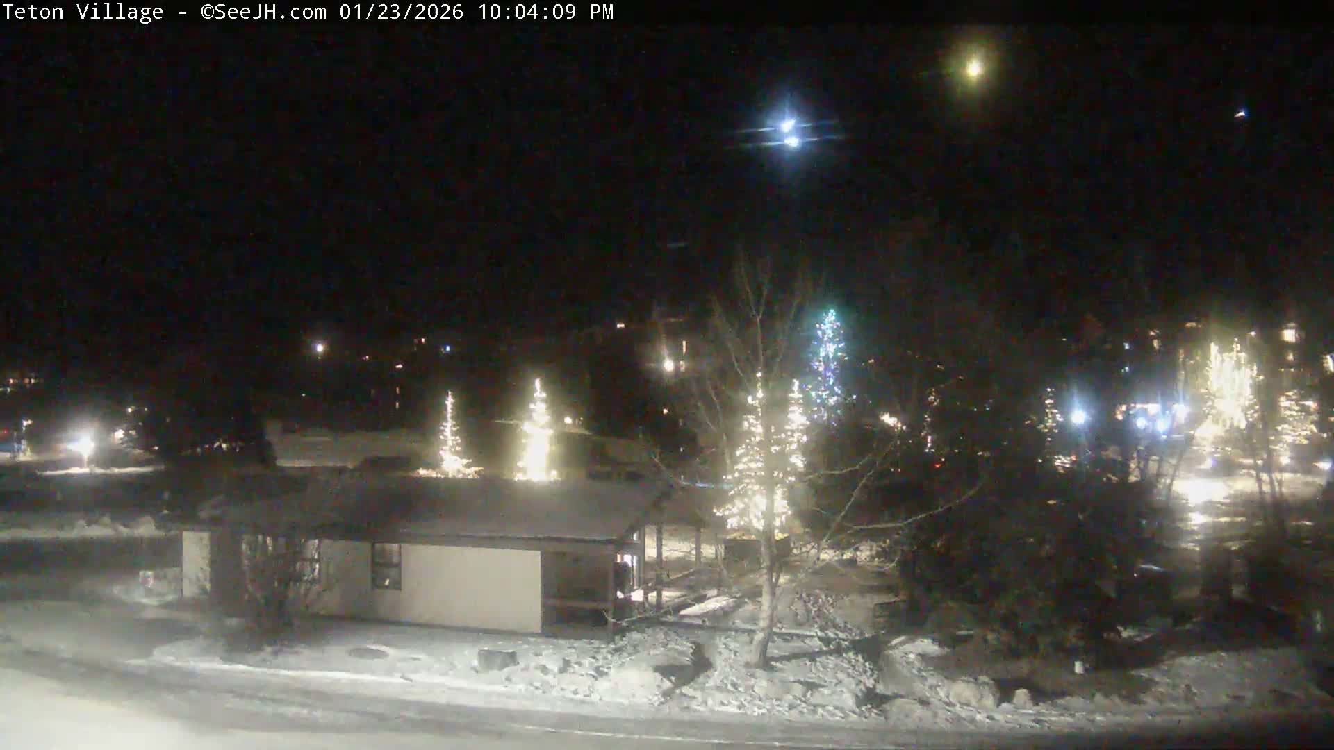 Teton Village & Grand Tetons Ski Slopes Live Cam - Teton Village , Teton, Wyoming, USA