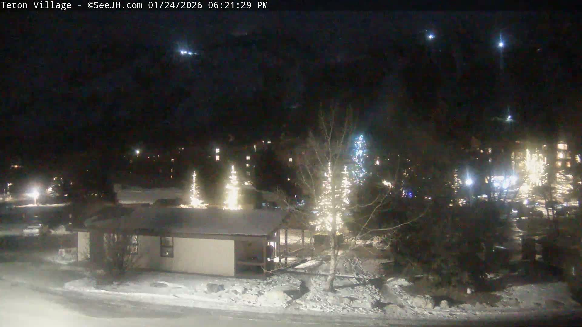 Teton Village & Grand Tetons Ski Slopes Live Cam - Teton Village , Teton, Wyoming, USA