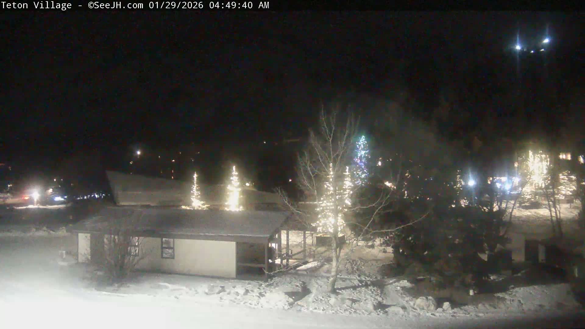 Teton Village & Grand Tetons Ski Slopes Live Cam - Teton Village , Teton, Wyoming, USA