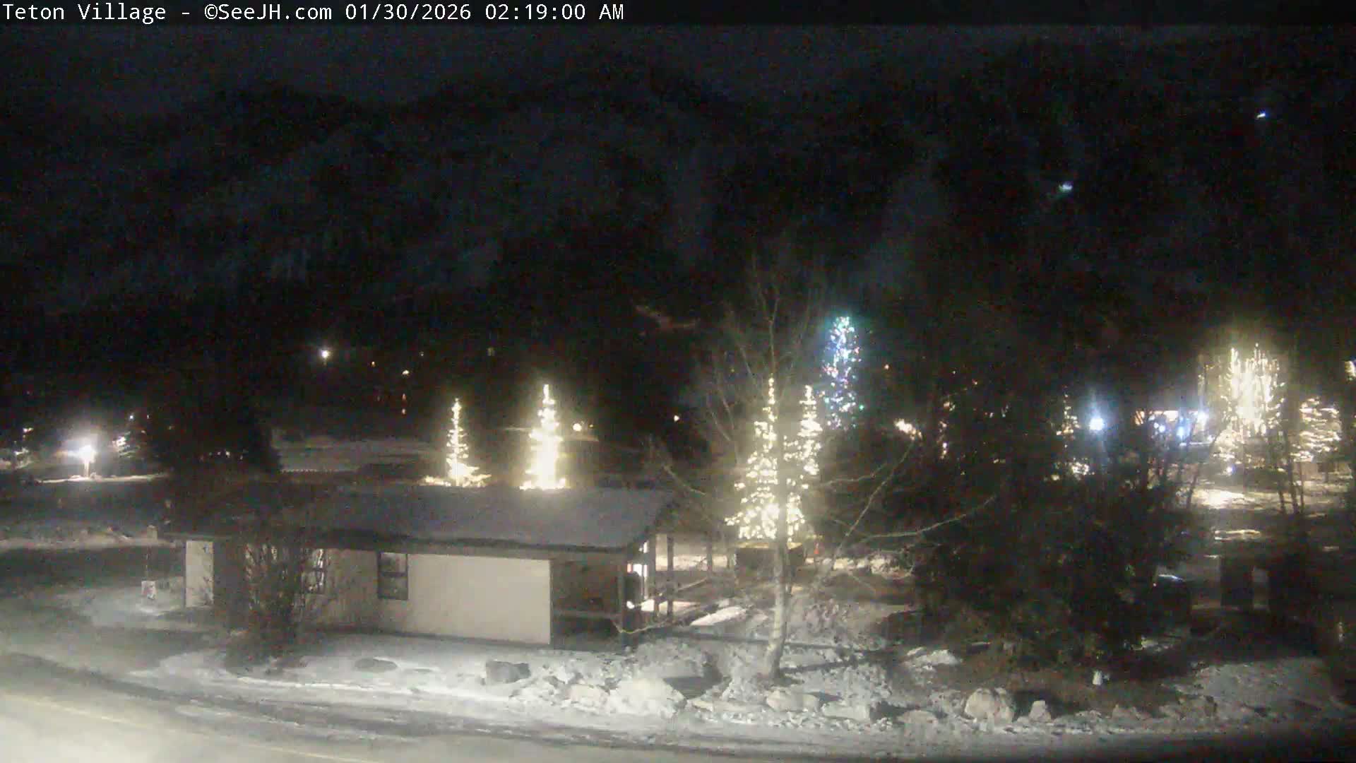 Teton Village & Grand Tetons Ski Slopes Live Cam - Teton Village , Teton, Wyoming, USA