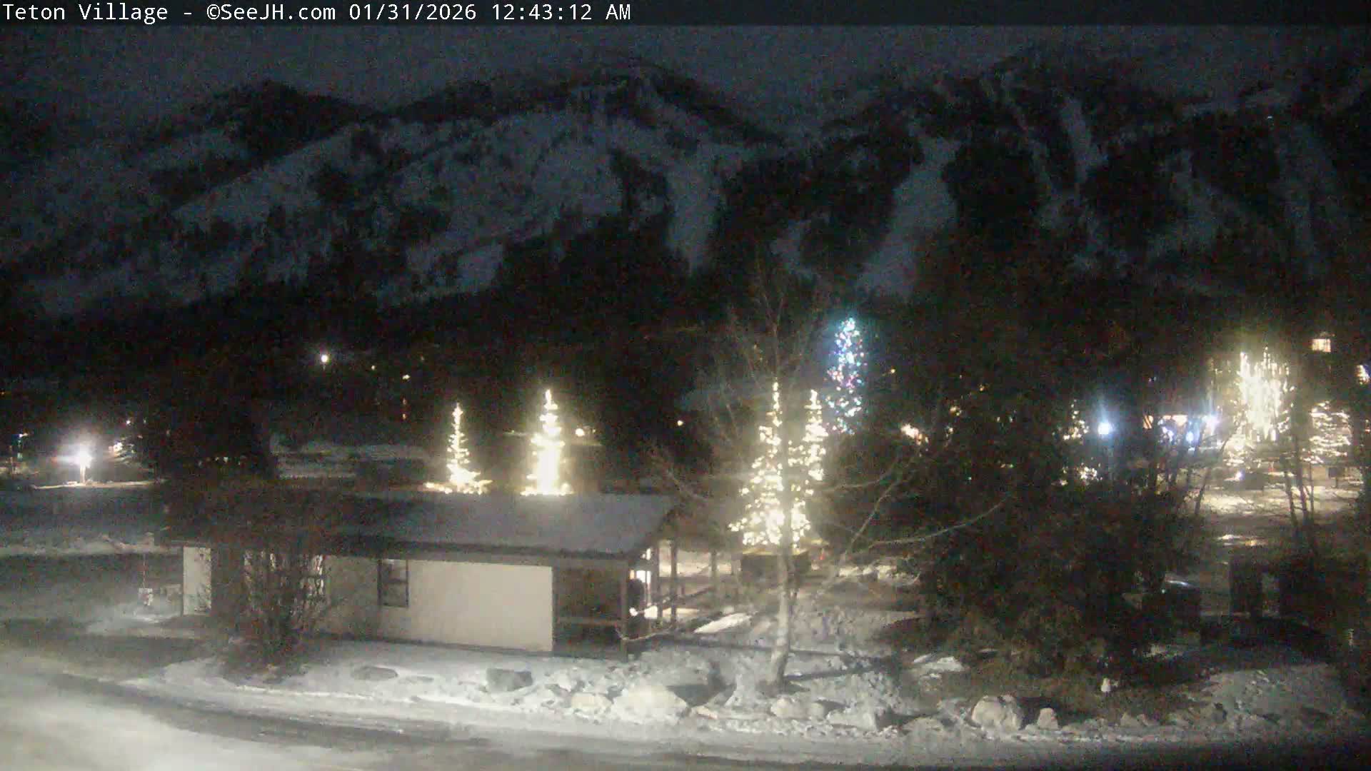 Teton Village & Grand Tetons Ski Slopes Live Cam - Teton Village , Teton, Wyoming, USA