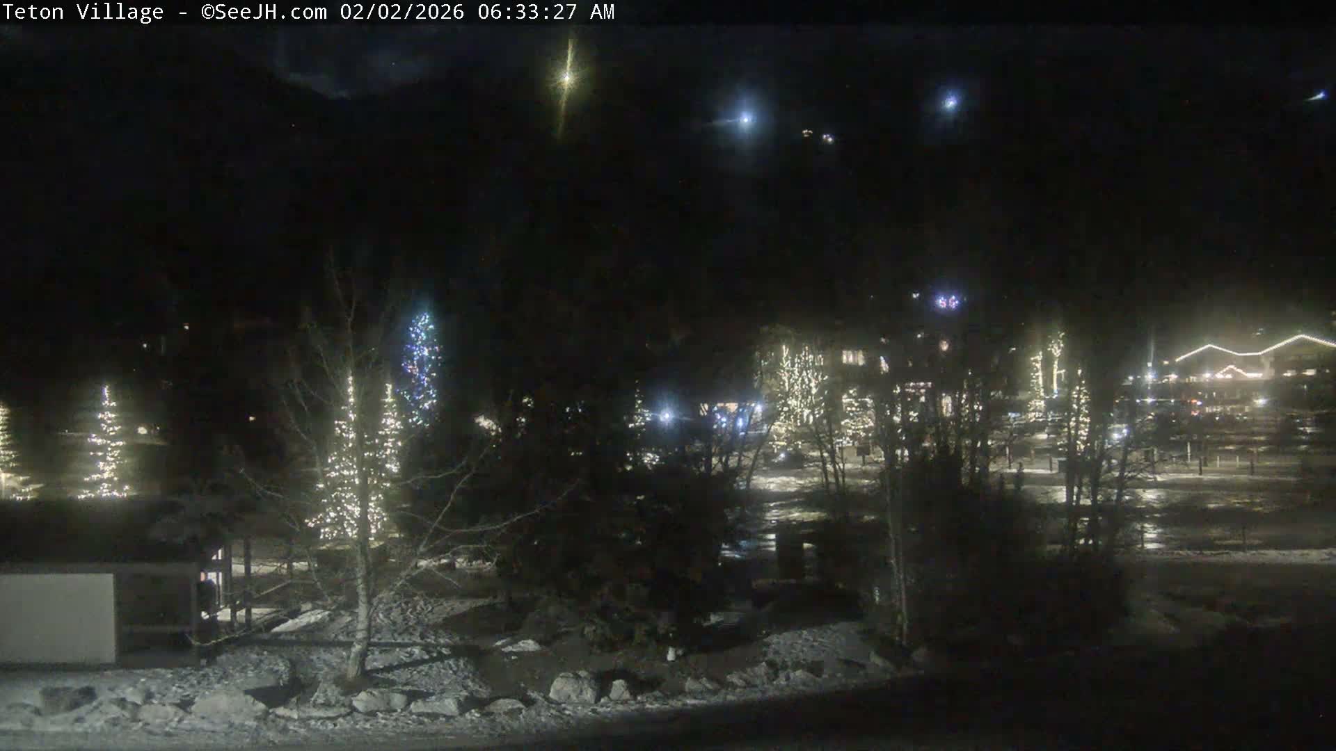 Teton Village & Grand Tetons Ski Slopes Live Cam - Teton Village , Teton, Wyoming, USA
