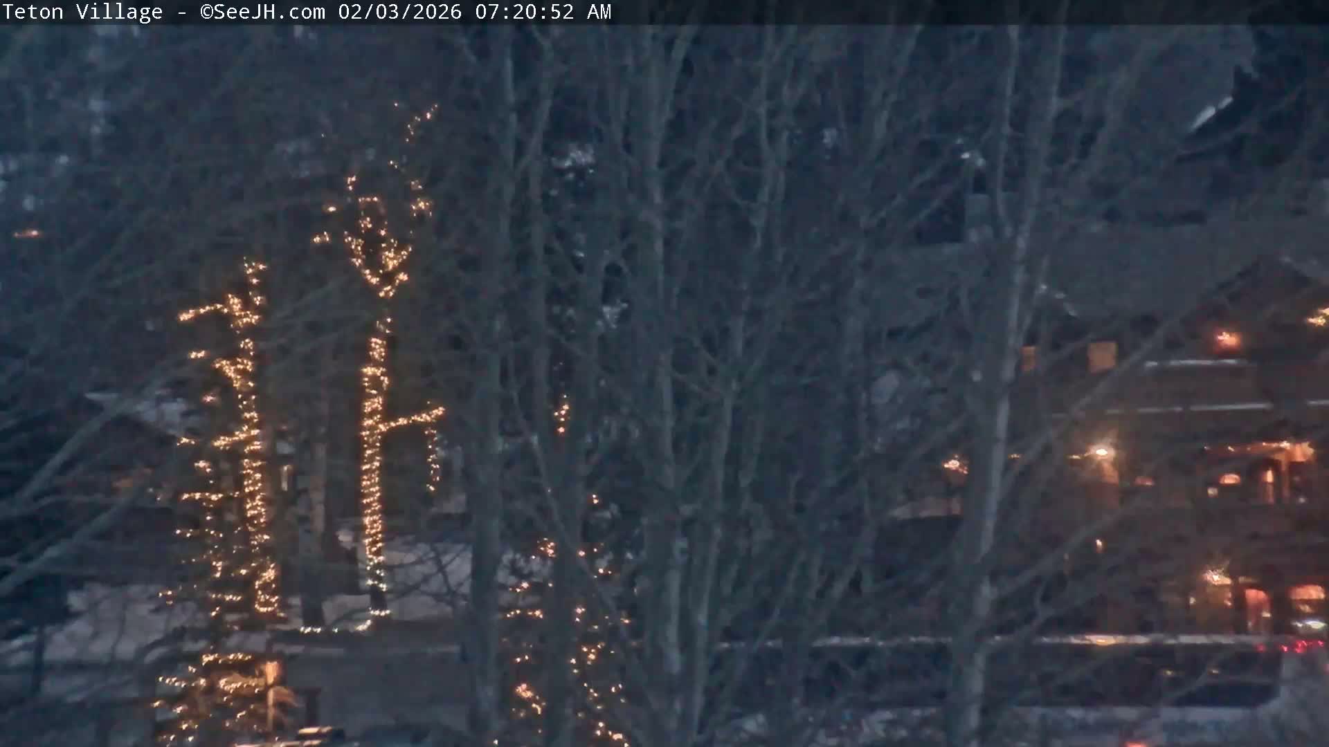 Teton Village & Grand Tetons Ski Slopes Live Cam - Teton Village , Teton, Wyoming, USA