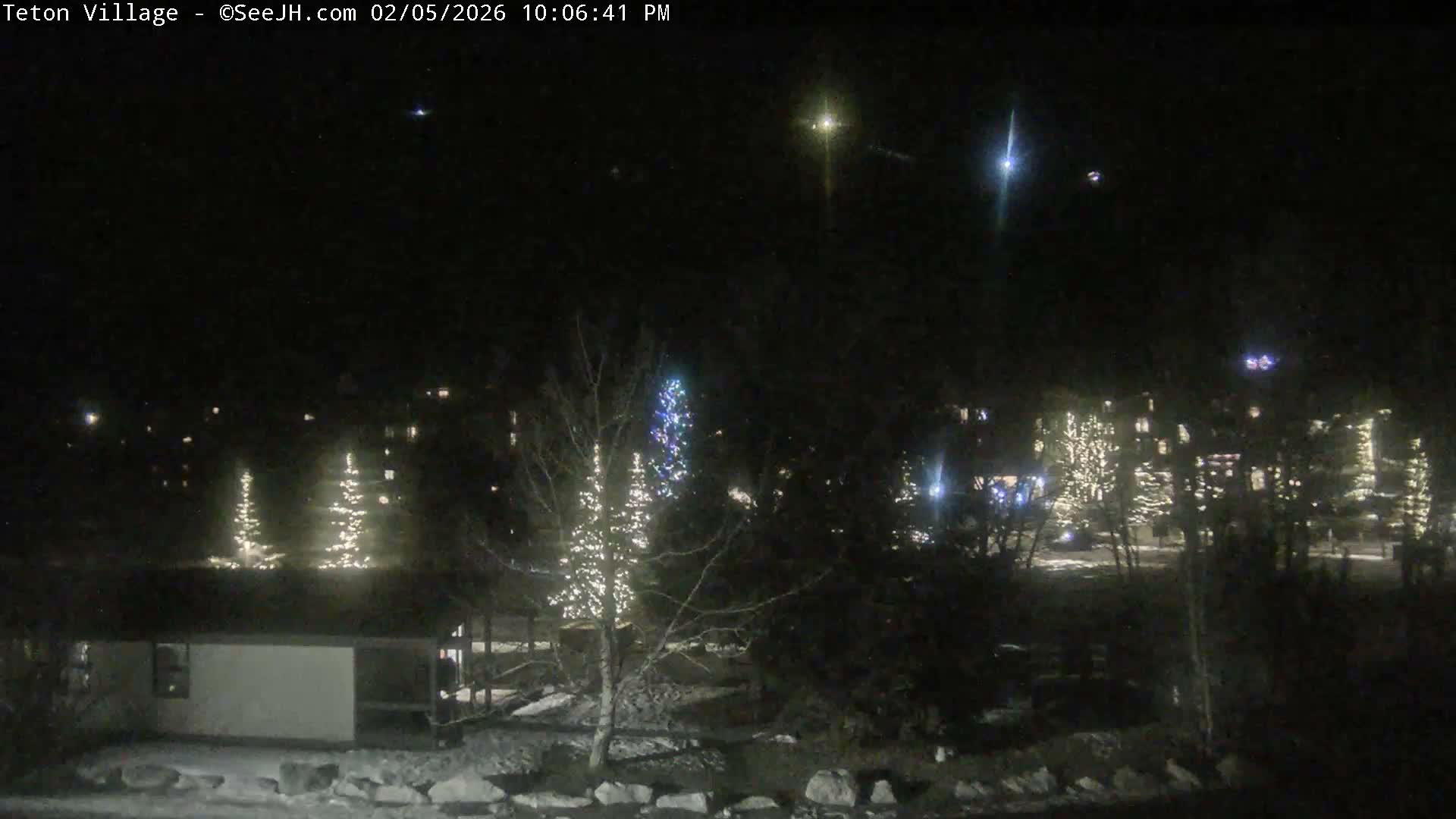 Teton Village & Grand Tetons Ski Slopes Live Cam - Teton Village , Teton, Wyoming, USA