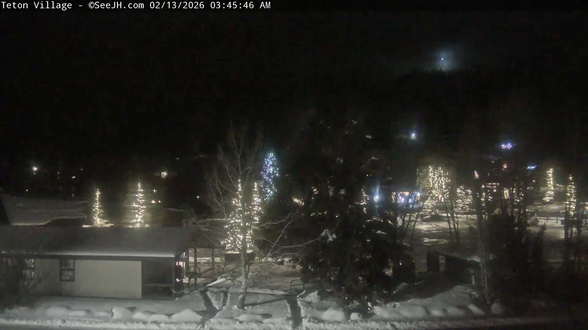 Teton Village & Grand Tetons Ski Slopes Live Cam - Teton Village , Teton, Wyoming, USA