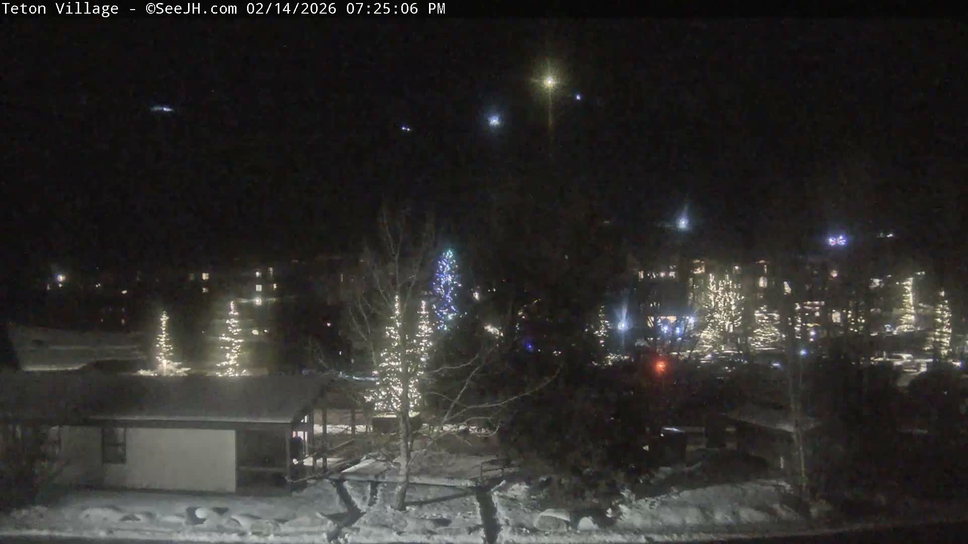 Teton Village & Grand Tetons Ski Slopes Live Cam - Teton Village , Teton, Wyoming, USA