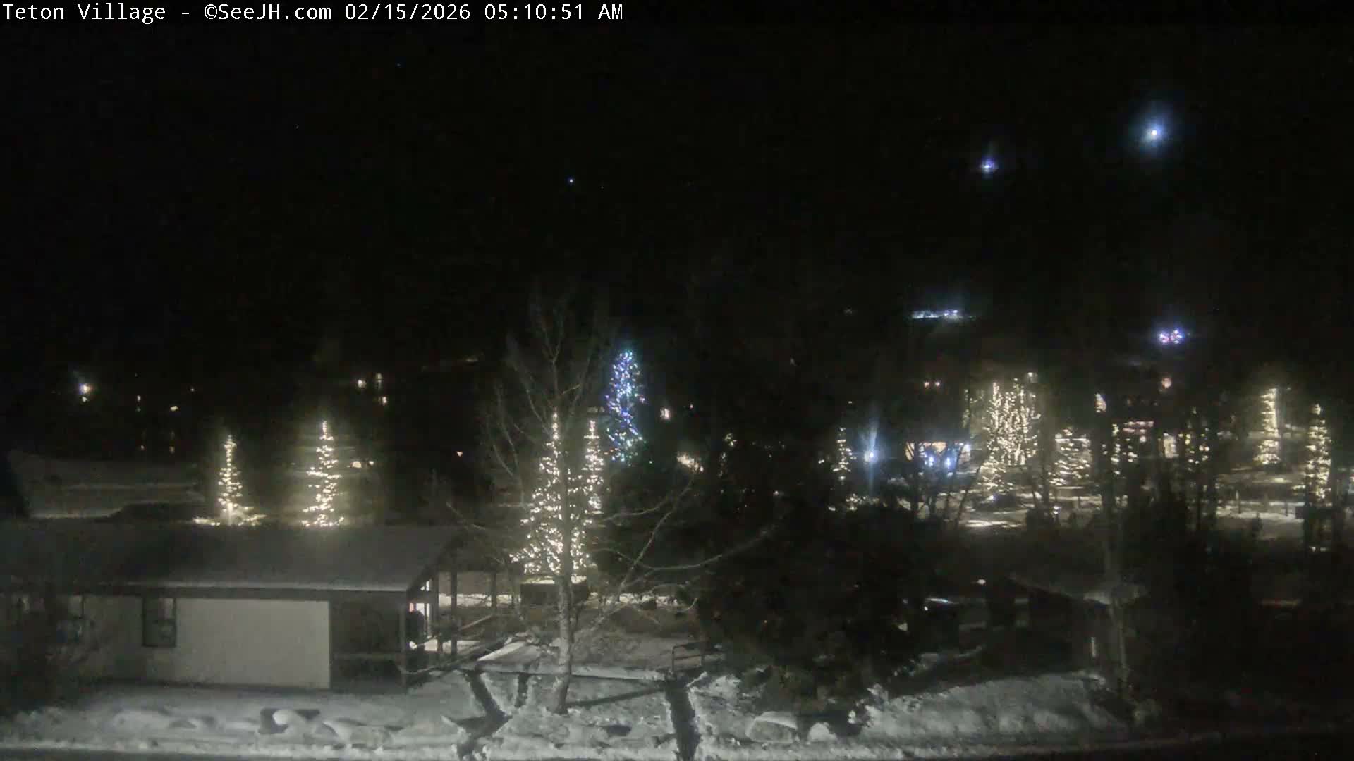 Teton Village & Grand Tetons Ski Slopes Live Cam - Teton Village , Teton, Wyoming, USA