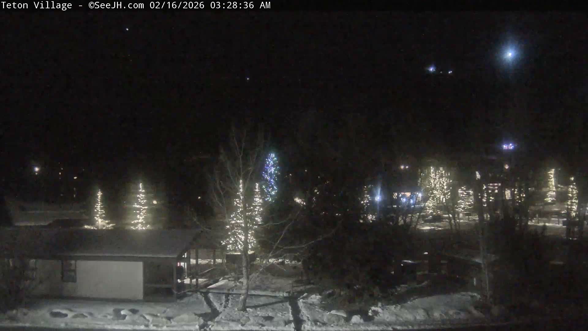 Teton Village & Grand Tetons Ski Slopes Live Cam - Teton Village , Teton, Wyoming, USA