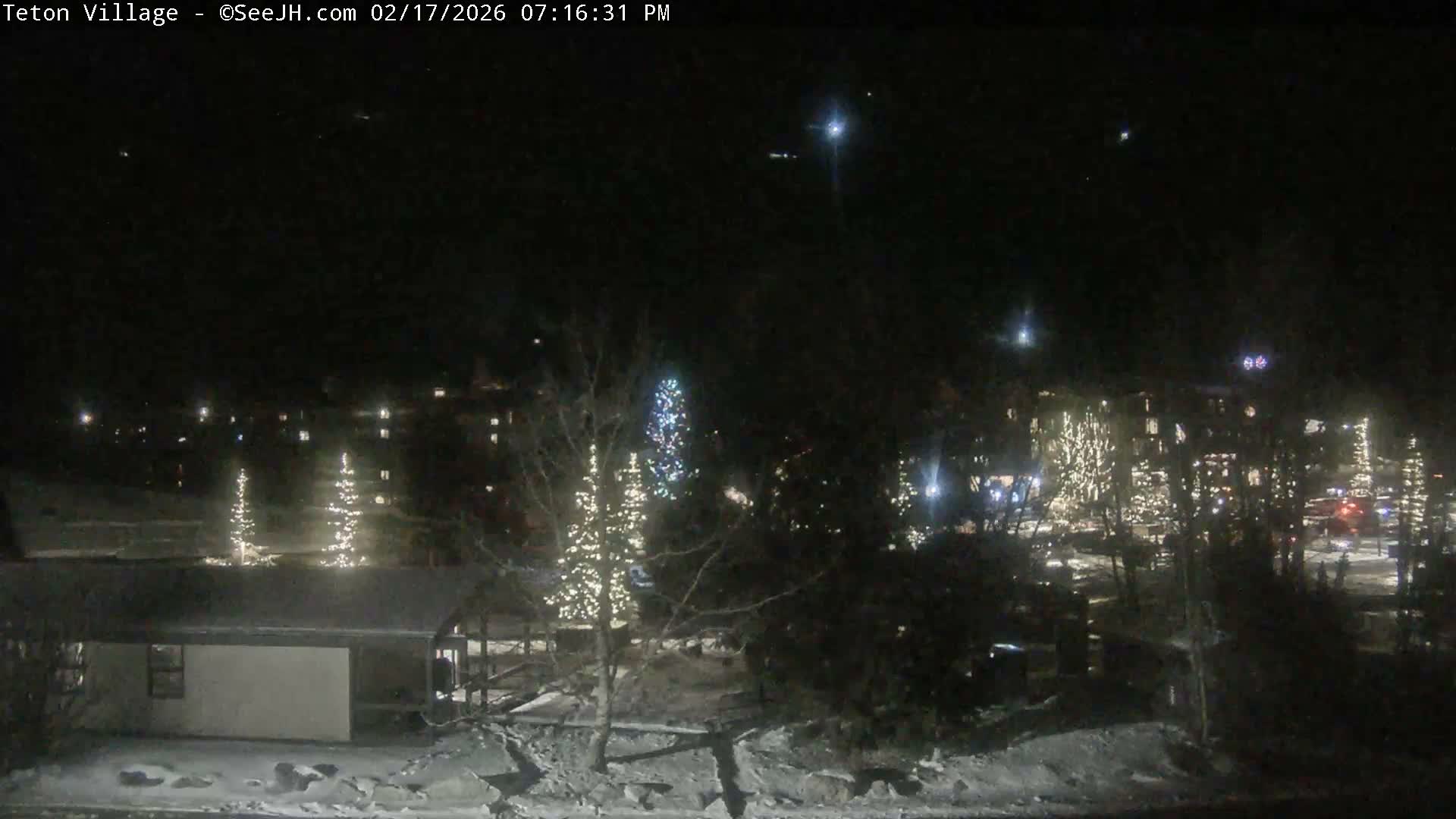 Teton Village & Grand Tetons Ski Slopes Live Cam - Teton Village , Teton, Wyoming, USA