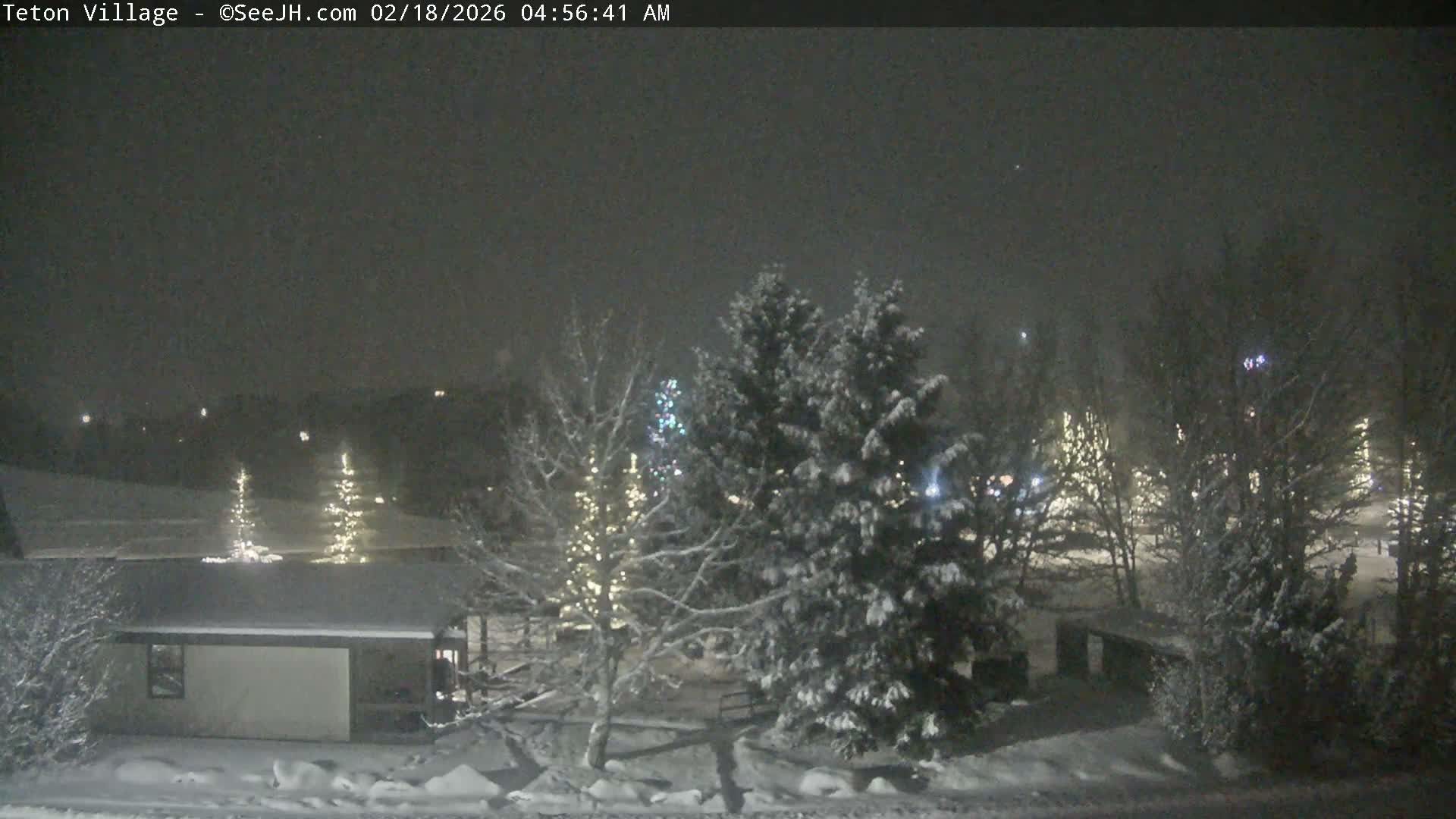 Teton Village & Grand Tetons Ski Slopes Live Cam - Teton Village , Teton, Wyoming, USA