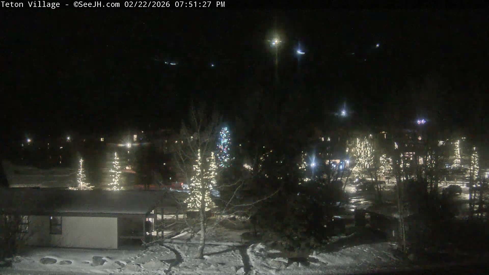 Teton Village & Grand Tetons Ski Slopes Live Cam - Teton Village , Teton, Wyoming, USA