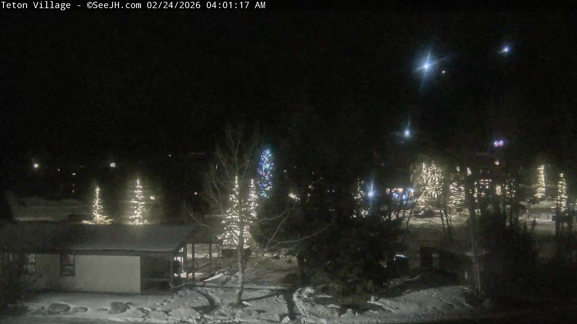 Teton Village & Grand Tetons Ski Slopes Live Cam - Teton Village , Teton, Wyoming, USA