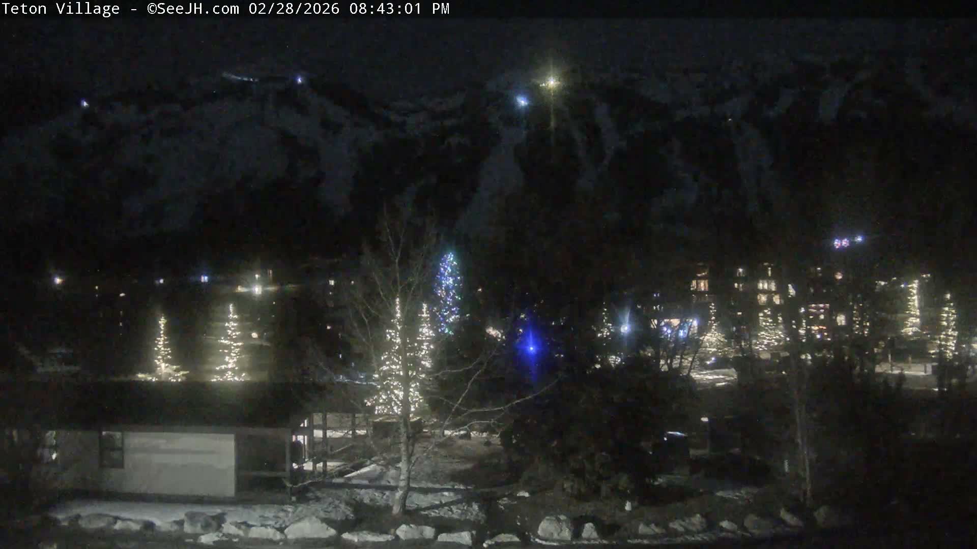 Teton Village & Grand Tetons Ski Slopes Live Cam - Teton Village , Teton, Wyoming, USA