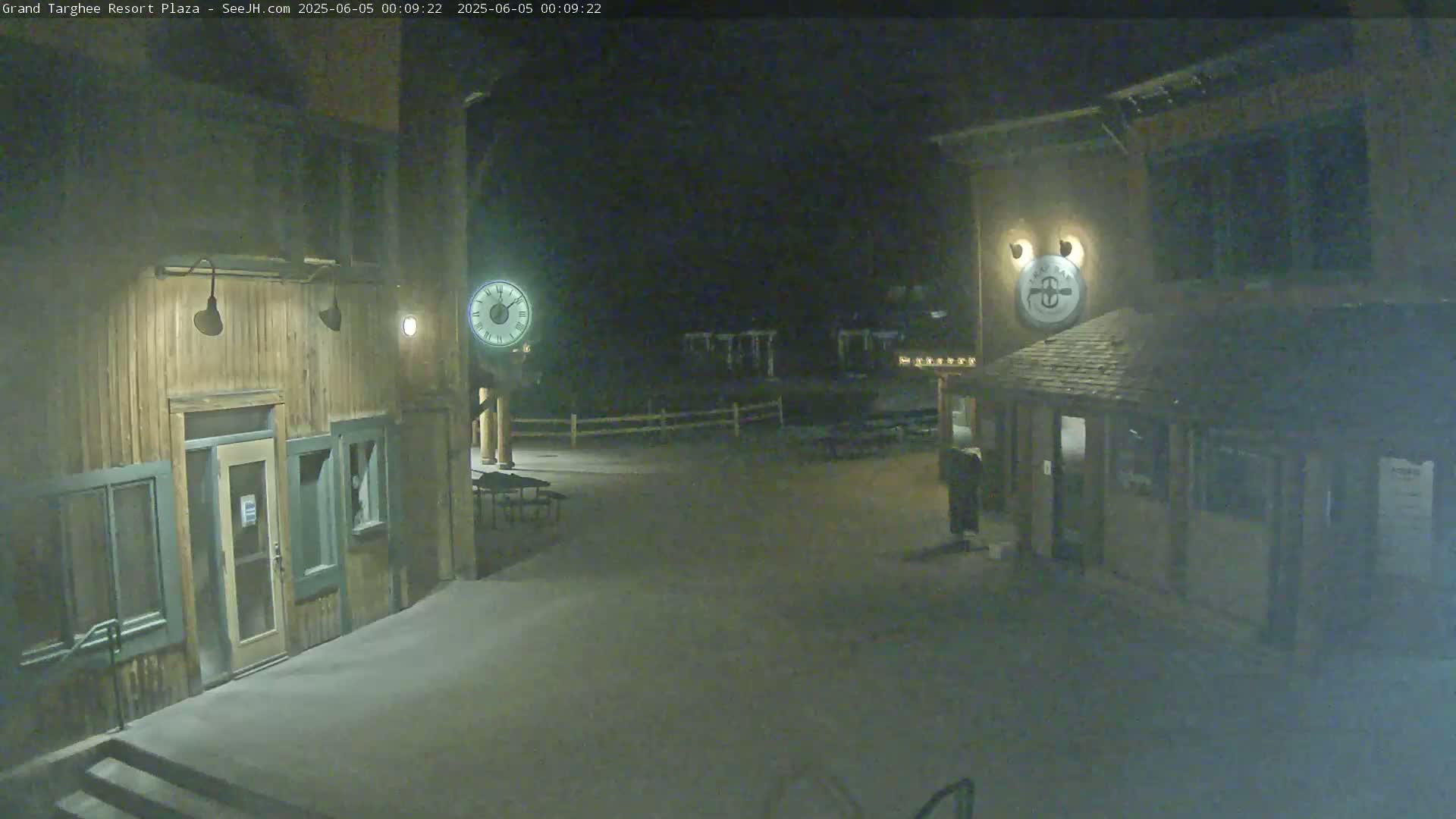 Alta, Freds Mountain Grand Targhee Resort Plaza Live Cam  -Alta, Teton, Wyoming, USA