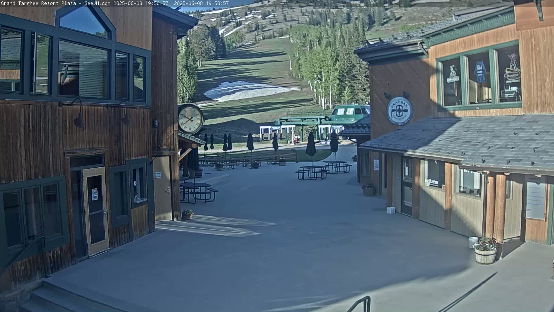 Alta, Freds Mountain Grand Targhee Resort Plaza Live Cam  -Alta, Teton, Wyoming, USA