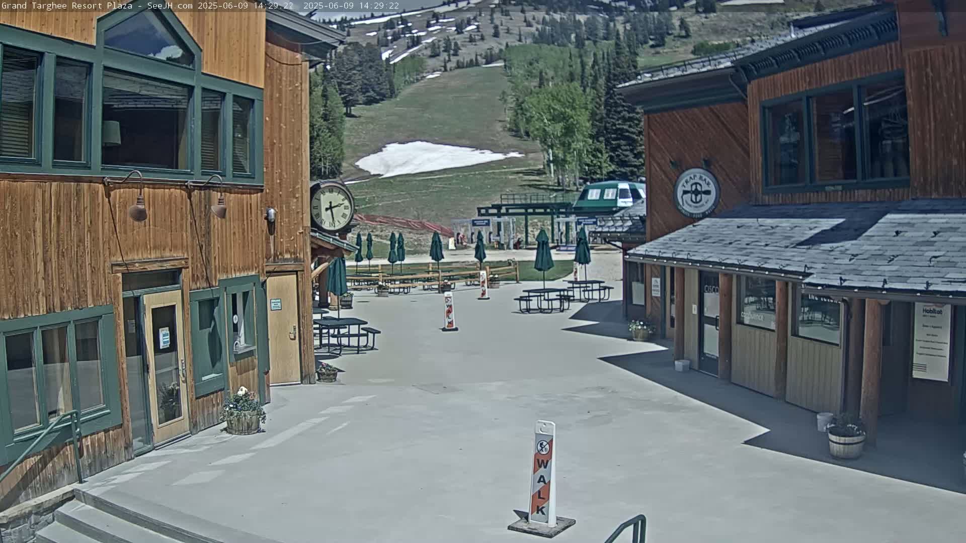 Alta, Freds Mountain Grand Targhee Resort Plaza Live Cam  -Alta, Teton, Wyoming, USA