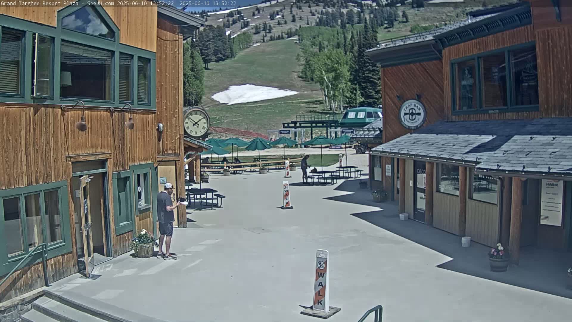 Alta, Freds Mountain Grand Targhee Resort Plaza Live Cam  -Alta, Teton, Wyoming, USA