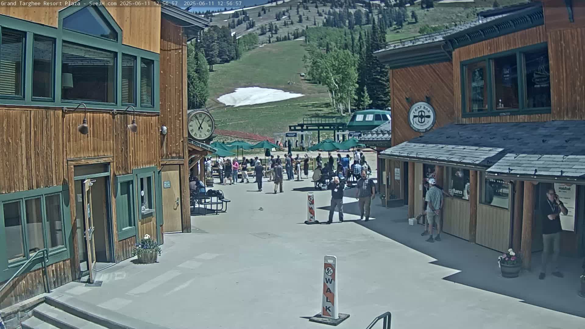 Alta, Freds Mountain Grand Targhee Resort Plaza Live Cam  -Alta, Teton, Wyoming, USA