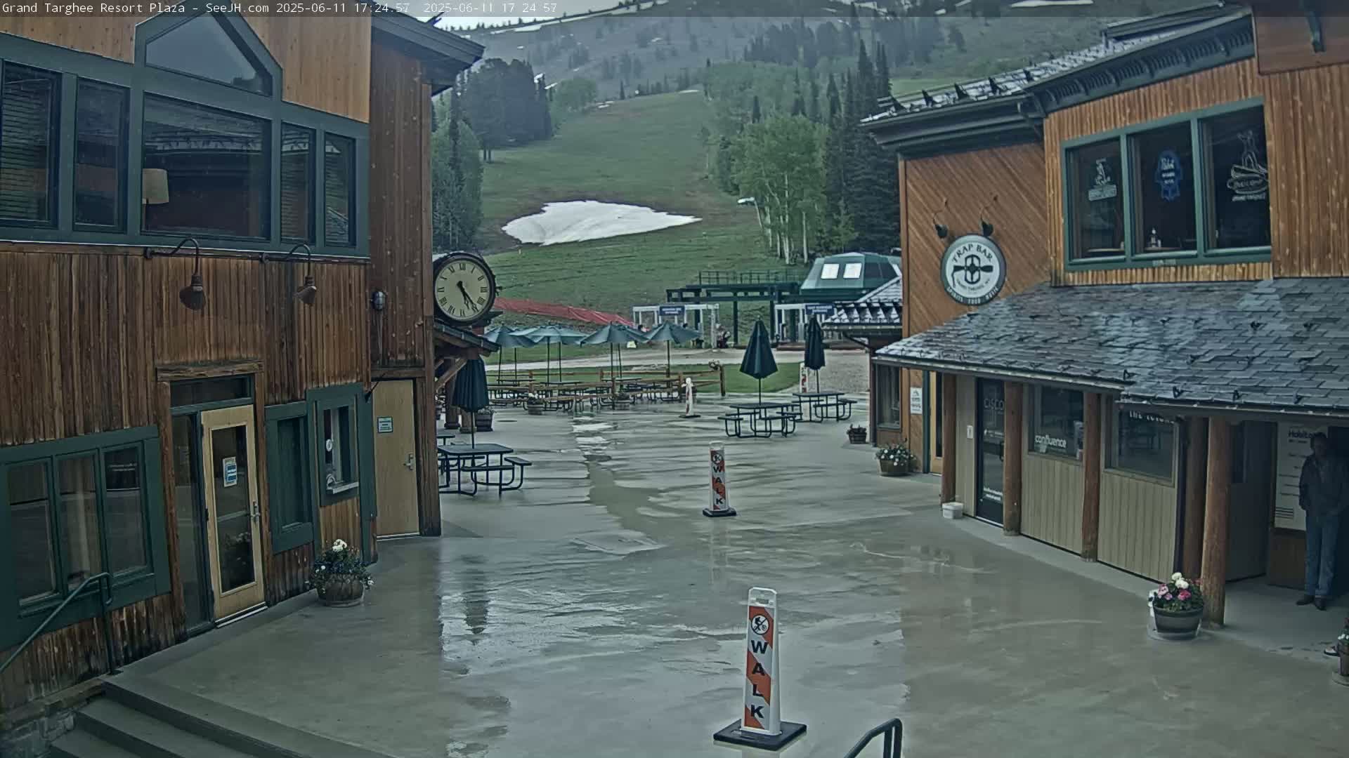 Alta, Freds Mountain Grand Targhee Resort Plaza Live Cam  -Alta, Teton, Wyoming, USA