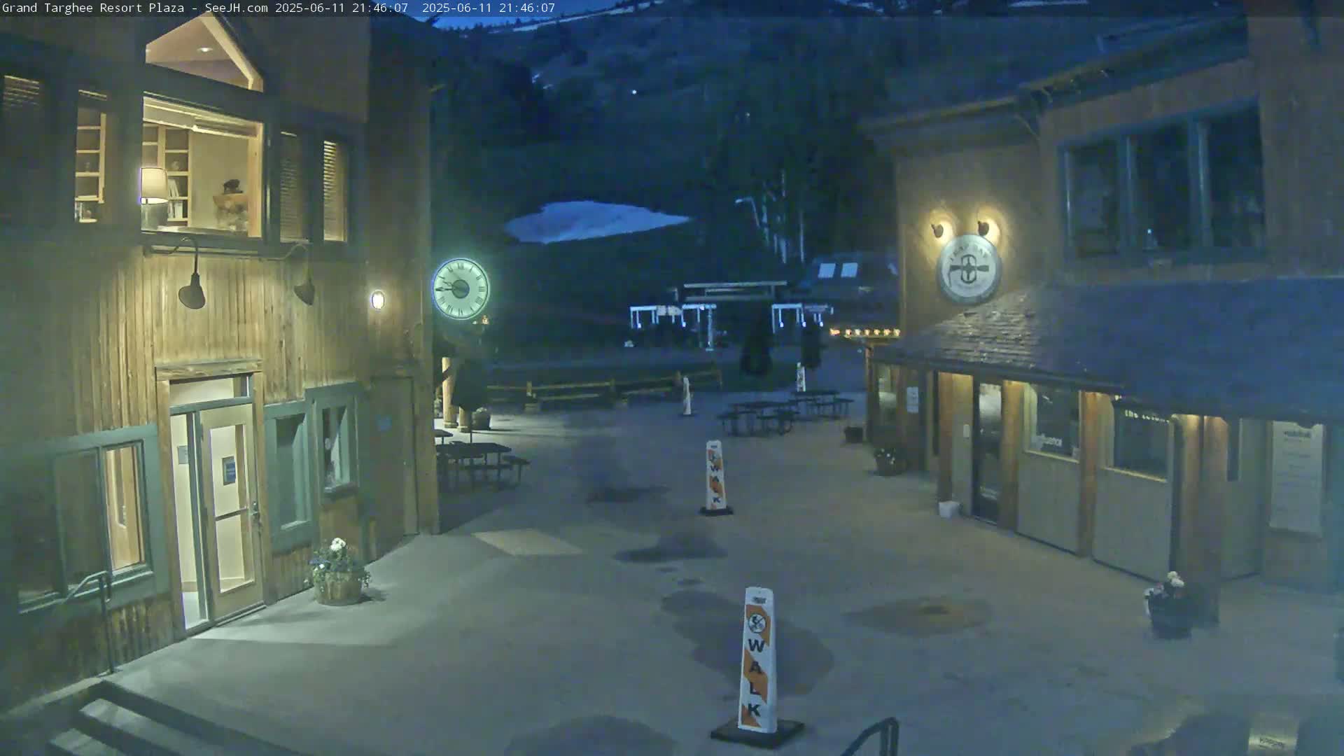 Alta, Freds Mountain Grand Targhee Resort Plaza Live Cam  -Alta, Teton, Wyoming, USA