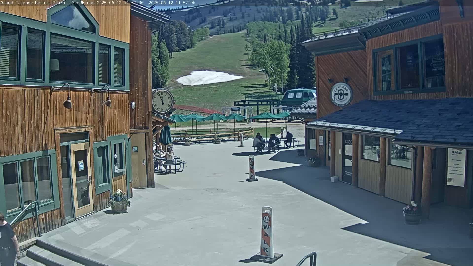 Alta, Freds Mountain Grand Targhee Resort Plaza Live Cam  -Alta, Teton, Wyoming, USA