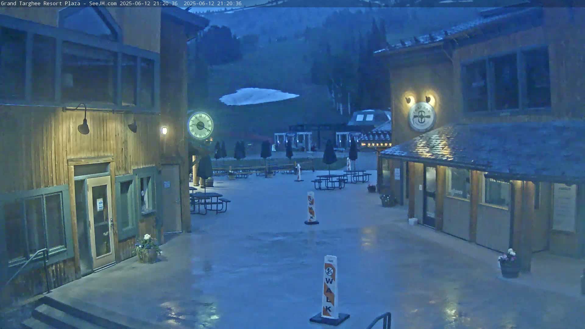 Alta, Freds Mountain Grand Targhee Resort Plaza Live Cam  -Alta, Teton, Wyoming, USA