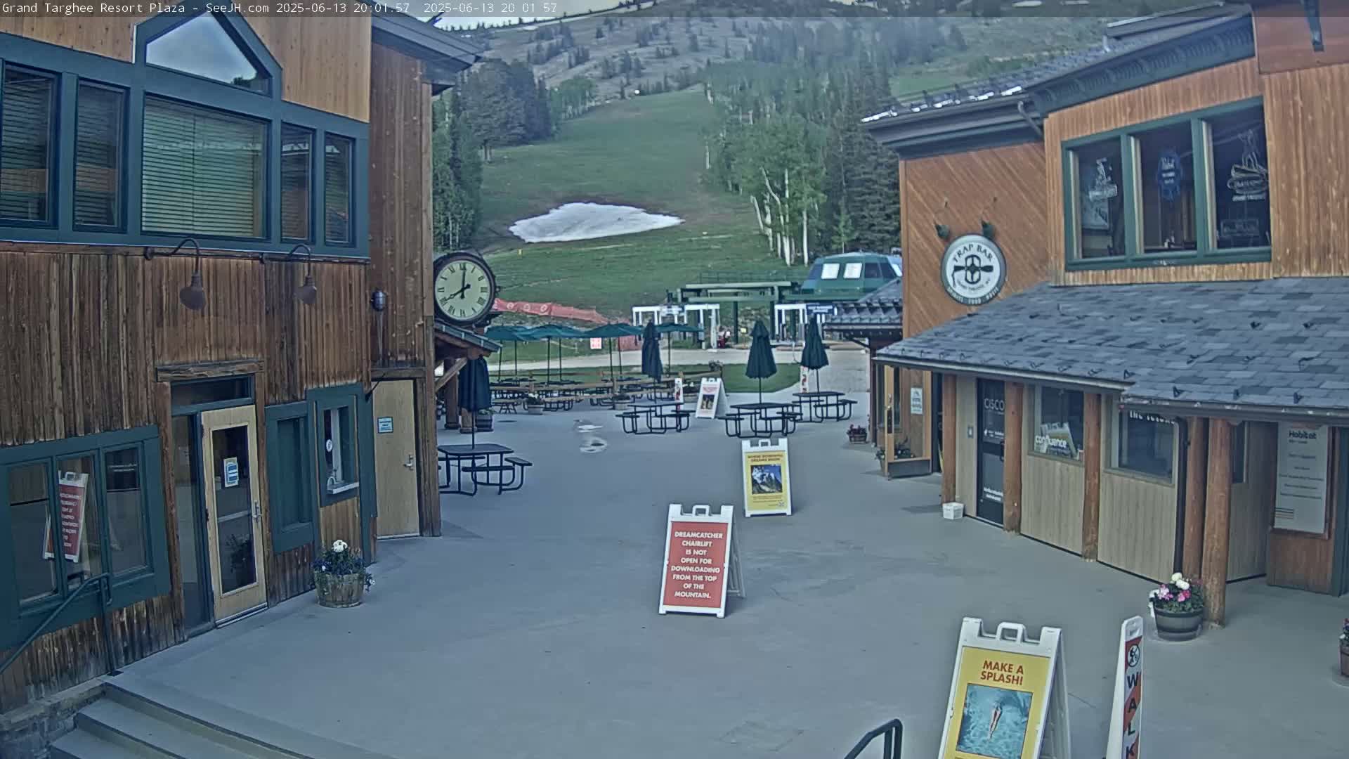 Alta, Freds Mountain Grand Targhee Resort Plaza Live Cam  -Alta, Teton, Wyoming, USA