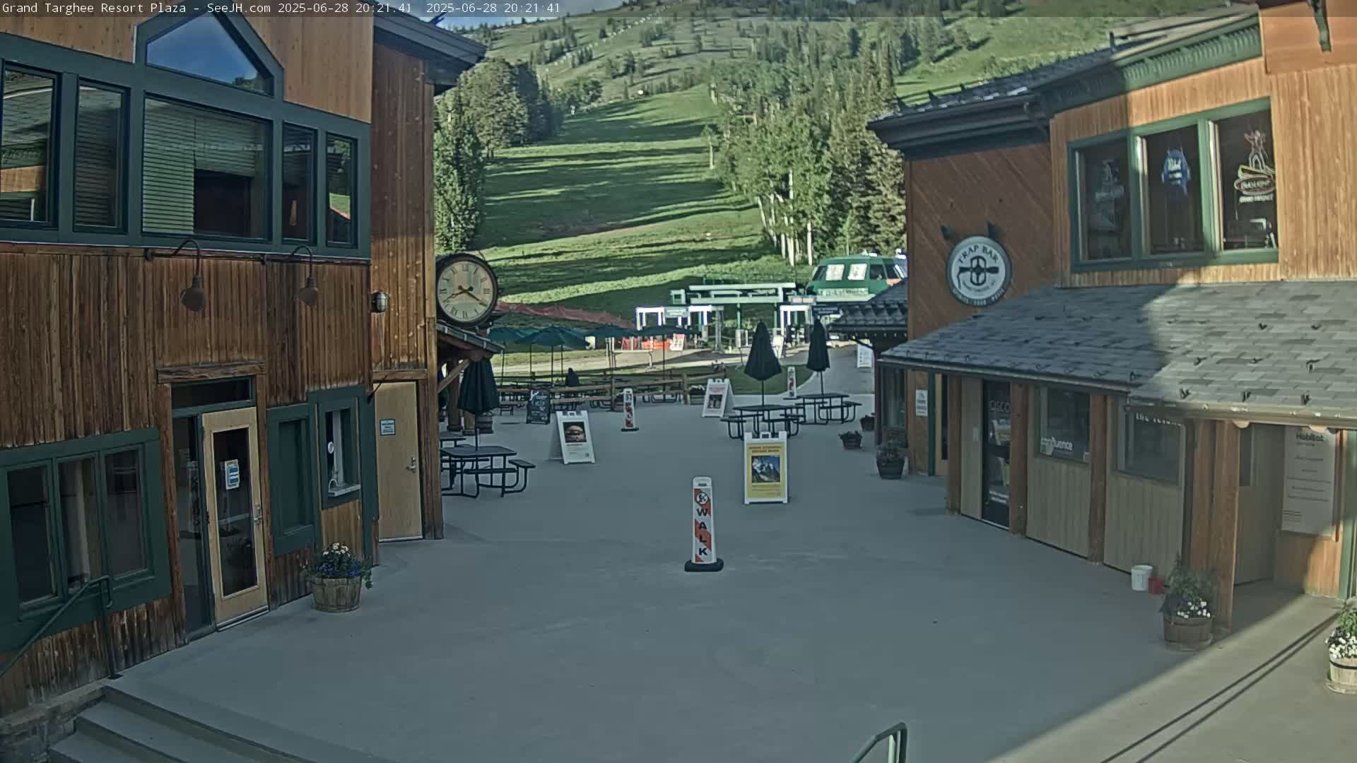 Alta, Freds Mountain Grand Targhee Resort Plaza Live Cam  -Alta, Teton, Wyoming, USA