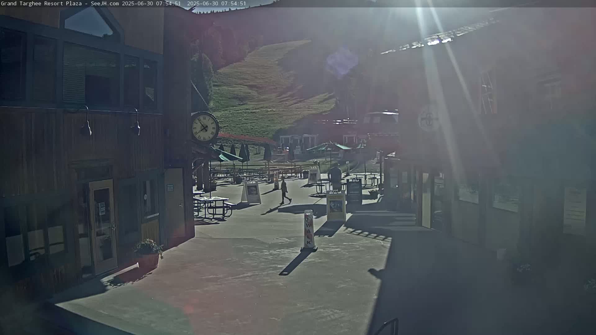 Alta, Freds Mountain Grand Targhee Resort Plaza Live Cam  -Alta, Teton, Wyoming, USA
