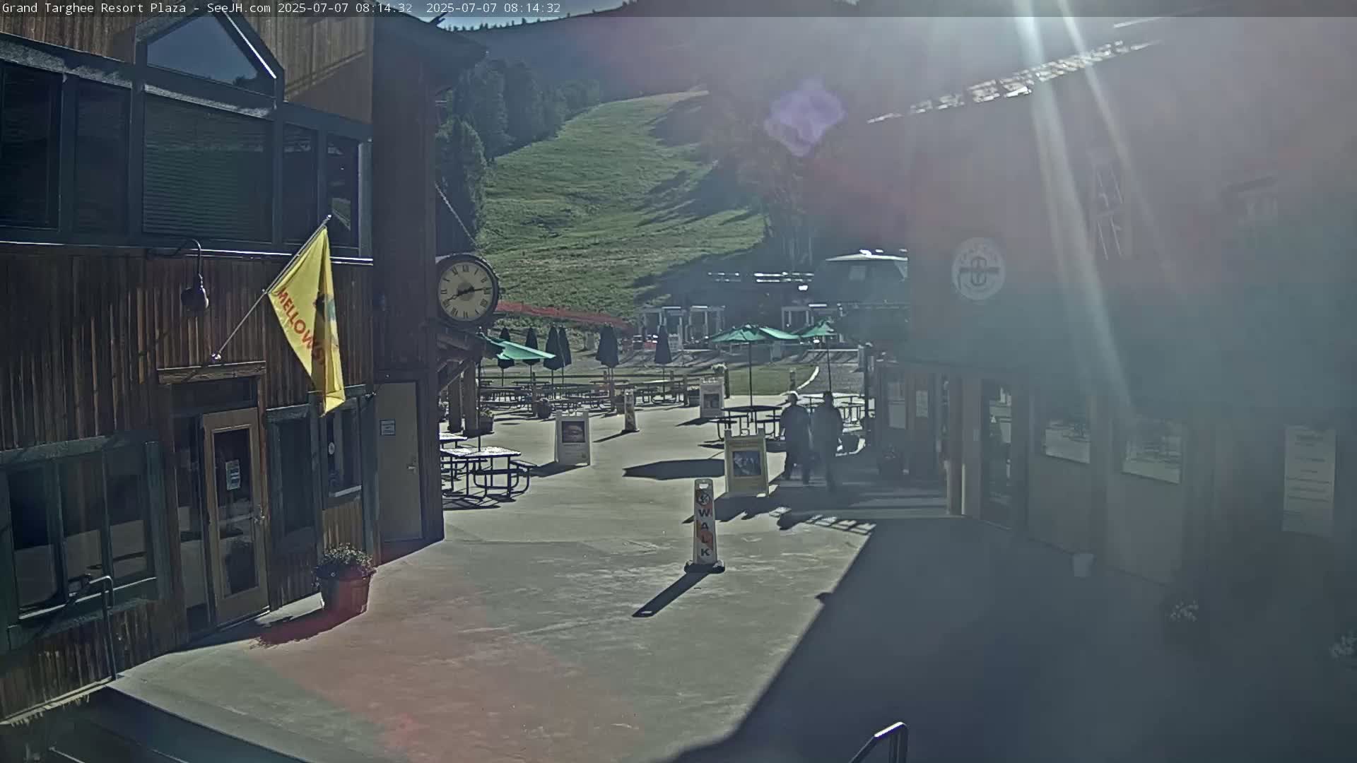 Alta, Freds Mountain Grand Targhee Resort Plaza Live Cam  -Alta, Teton, Wyoming, USA
