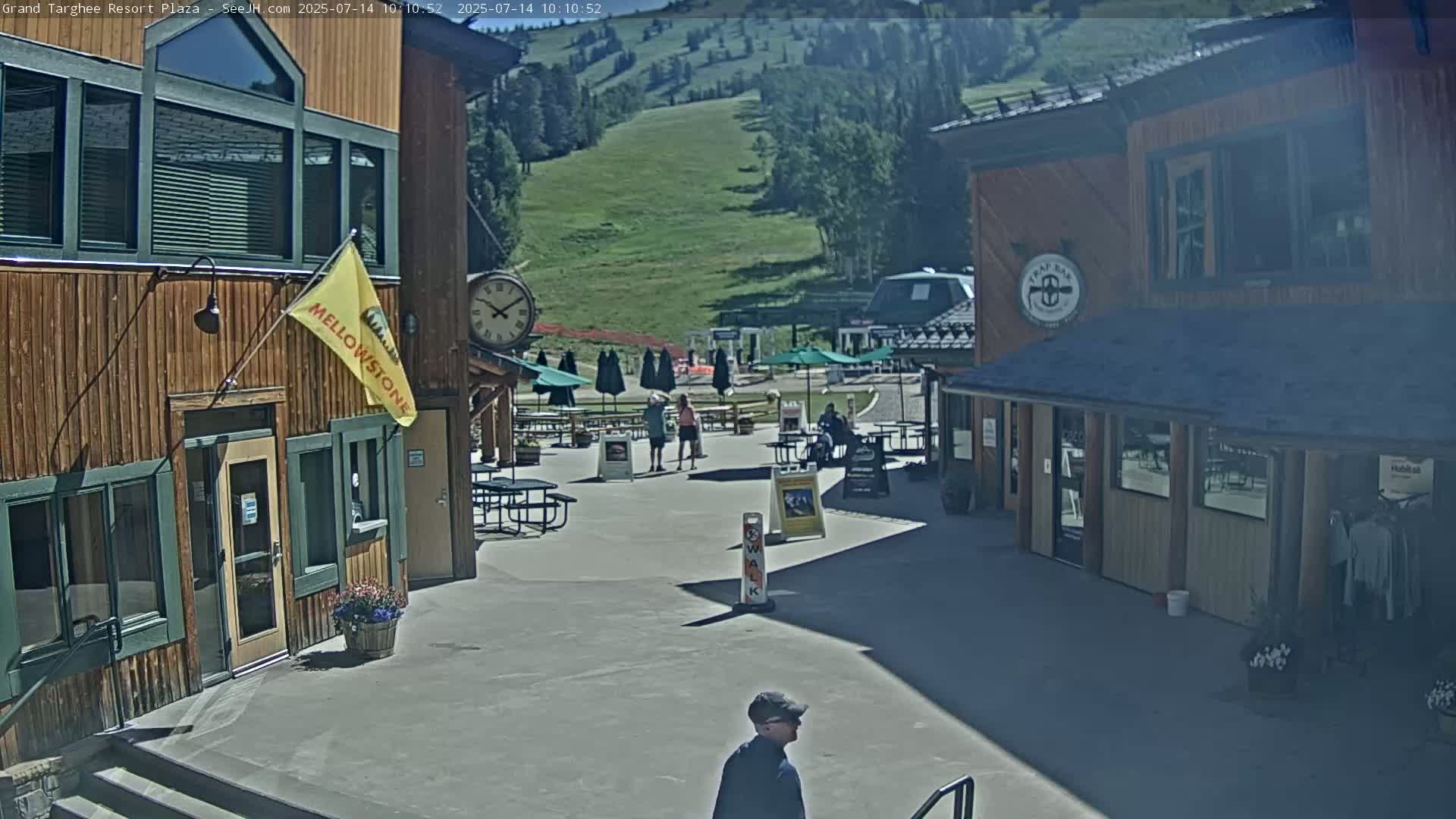 Alta, Freds Mountain Grand Targhee Resort Plaza Live Cam  -Alta, Teton, Wyoming, USA